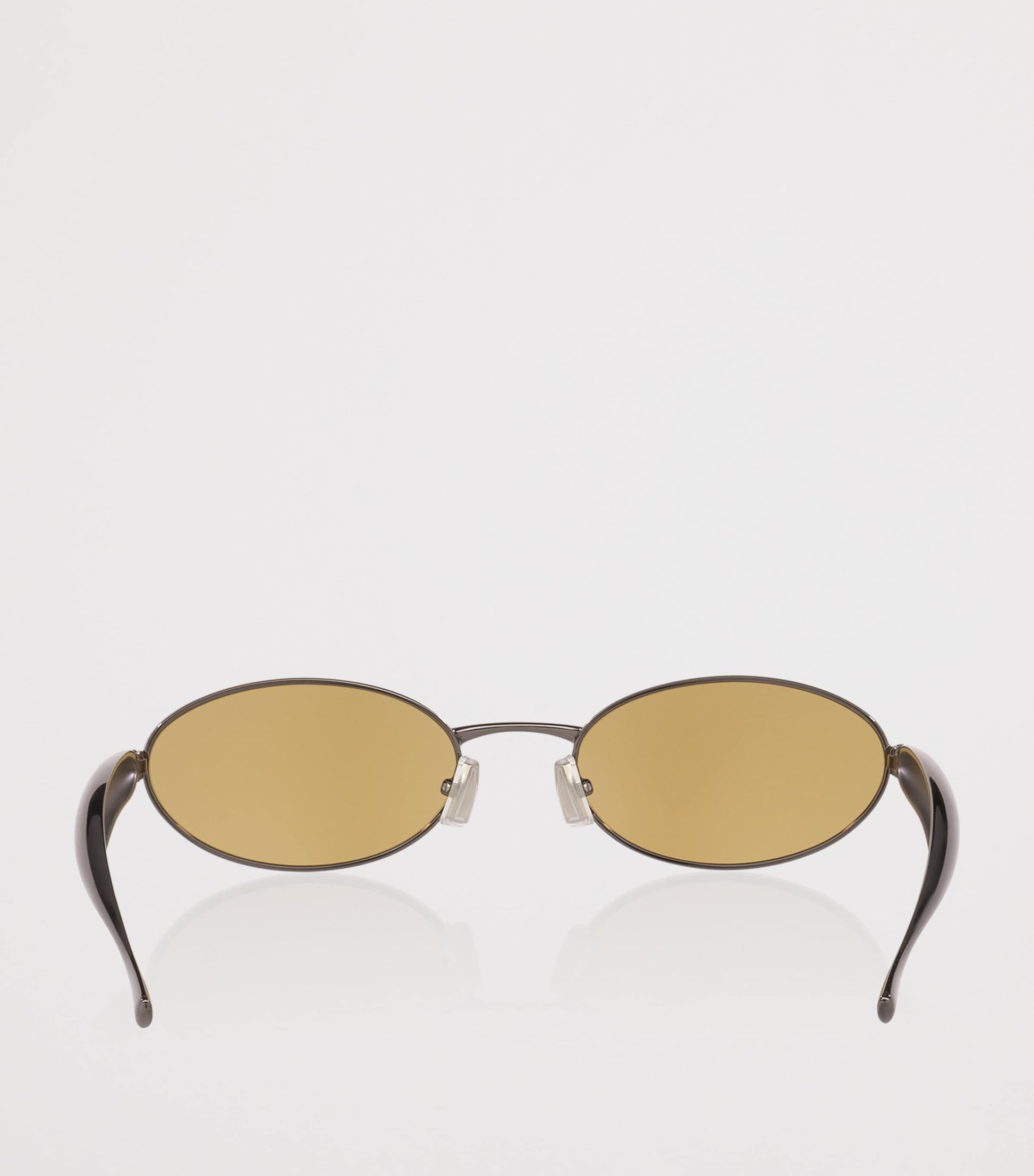 Silver Oval Sardine Sunglasses