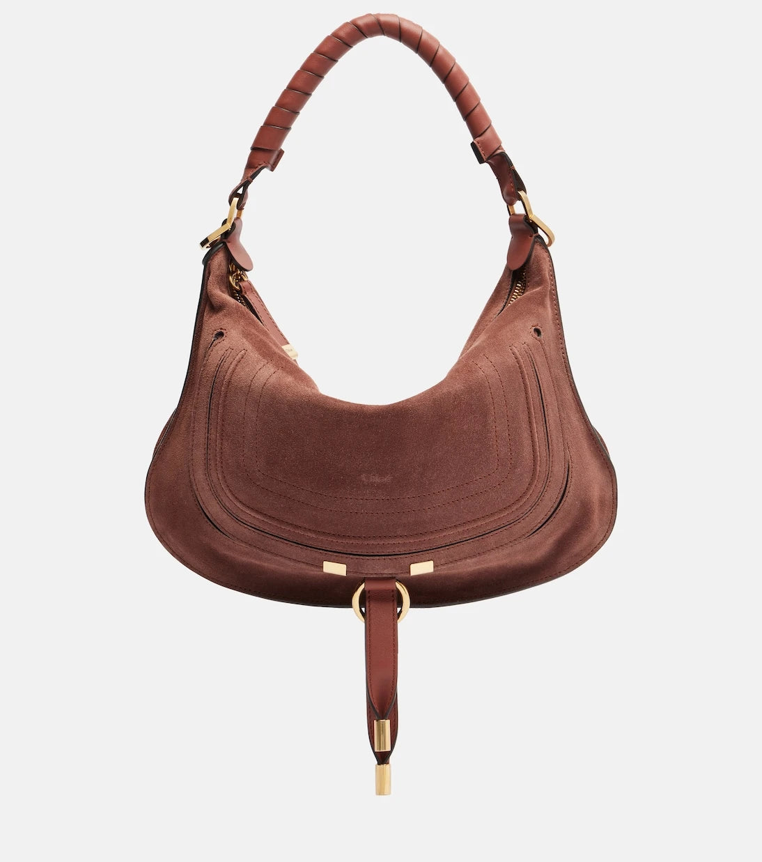 Chloé - Marcie Small suede shoulder bag