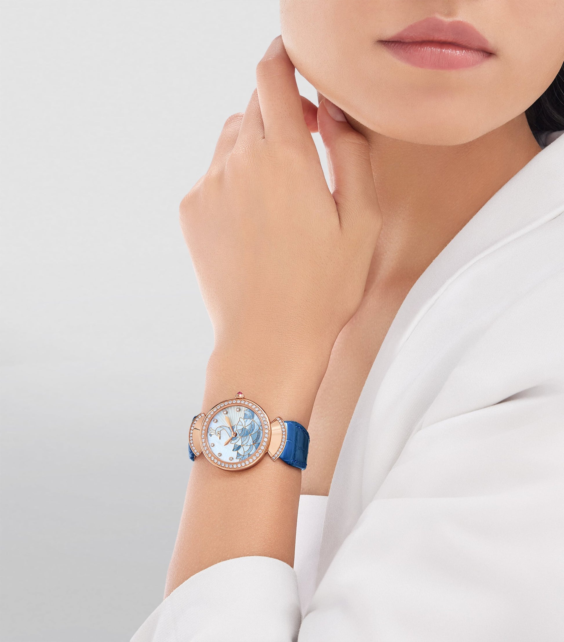 Rose Gold and Diamond Divas' Dream Watch 33mm