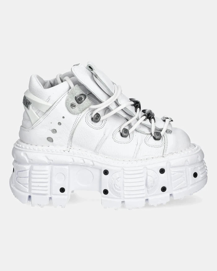 New Rock NAPA BLANCA + IMPERFECT TANK BLANCO TORNILLOS Deri Sneakers