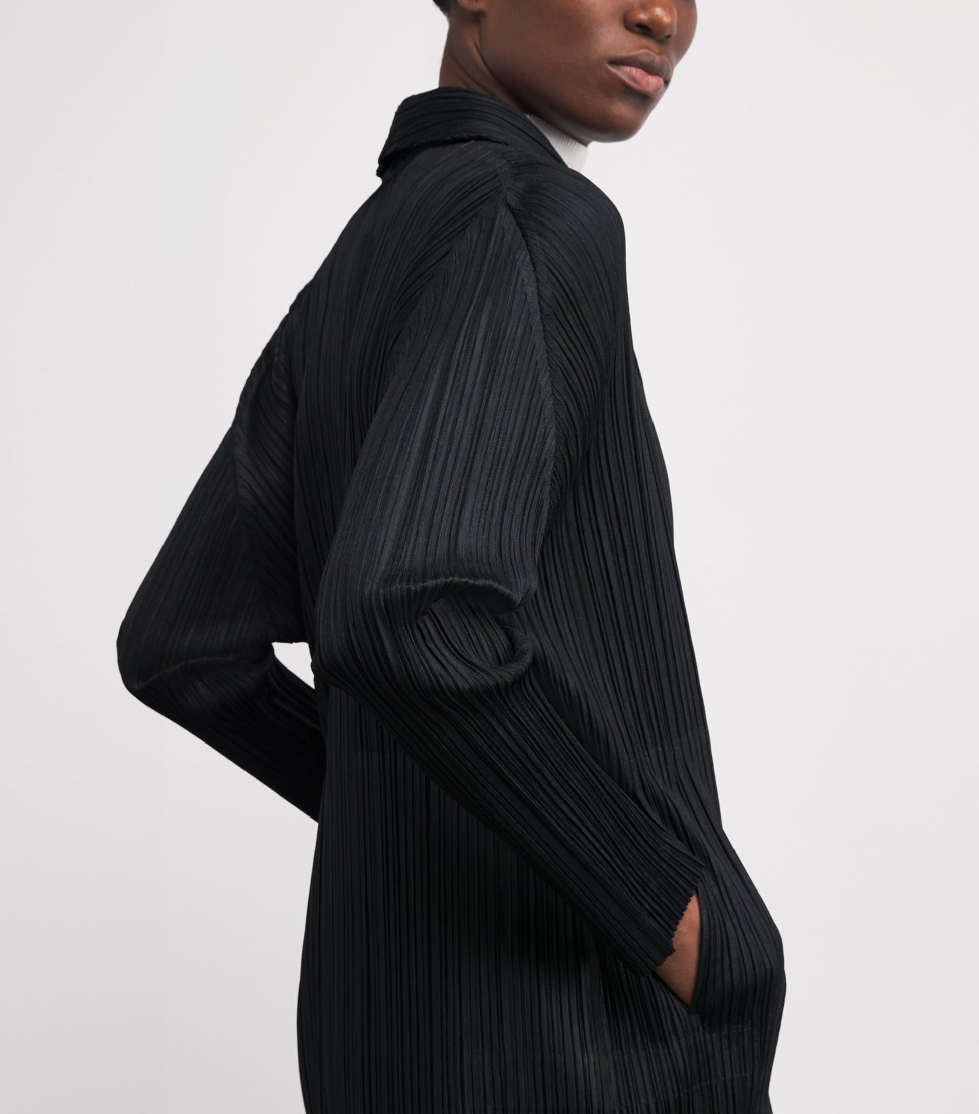 Pleats Jacket BLACK