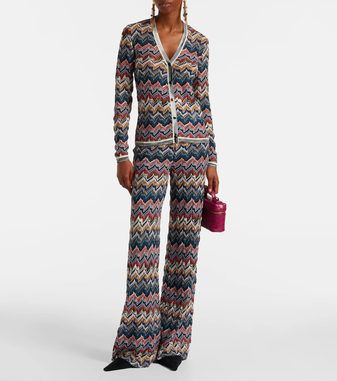 Missoni - Zig Zag lamé cardigan