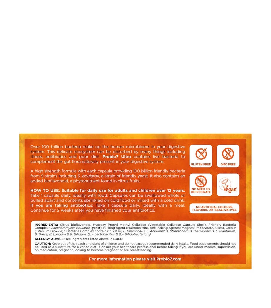 Forever Young Probio7 Ultra Digestive Health Supplements (30 Capsules)