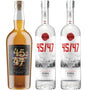 45/47 Vodka (750 ml & 1.75 L) + 45/47 Patriot Edition Whiskey (750 ml) Combo Pack