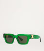 Green Rectangular Sunglasses