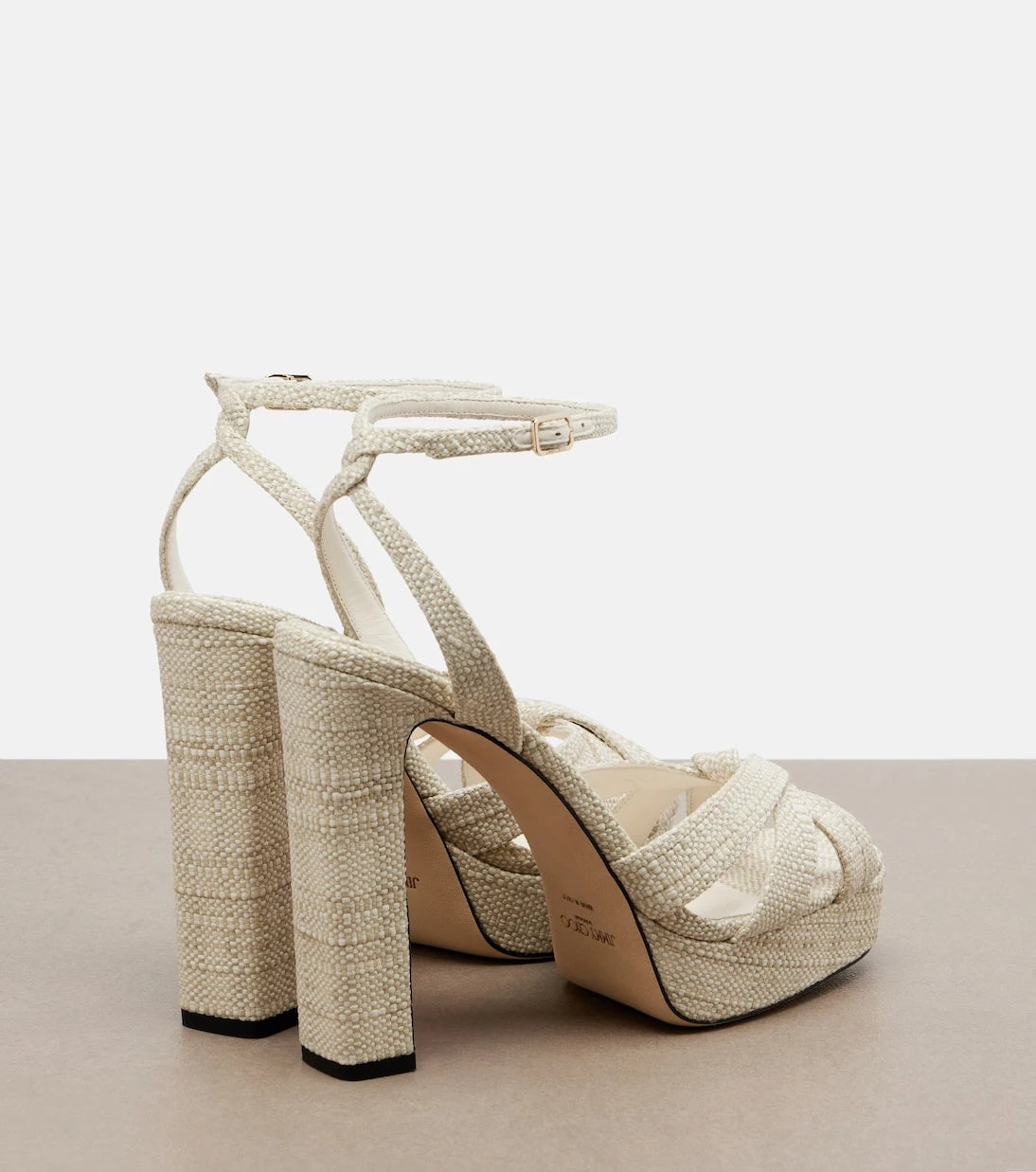 Jimmy Choo - Kove woven platform sandals