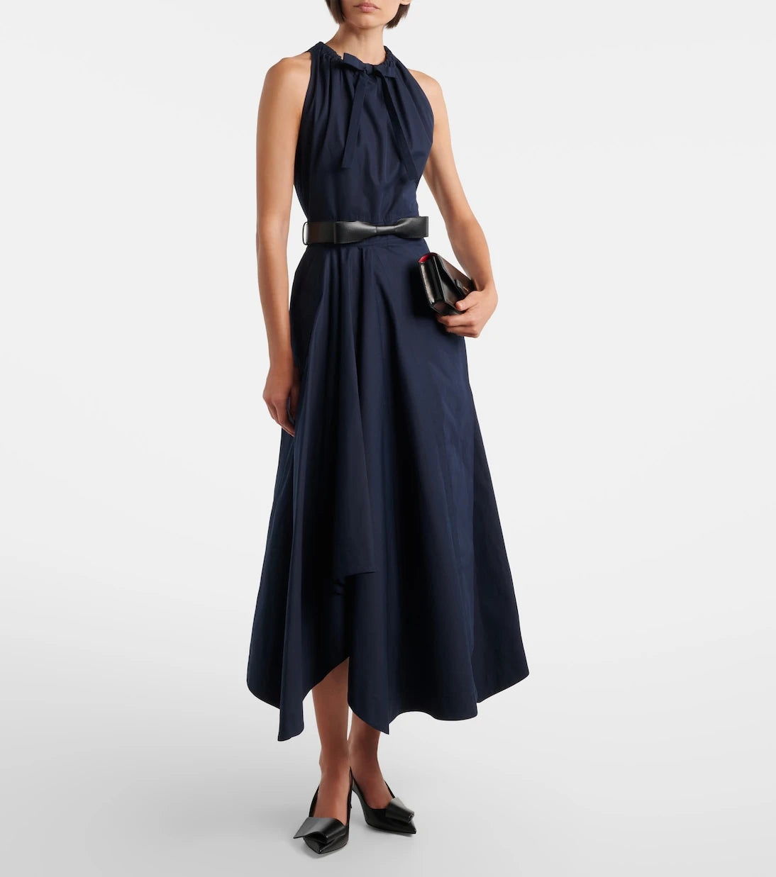 Givenchy - Twisted Ribbon leather slingback pumps