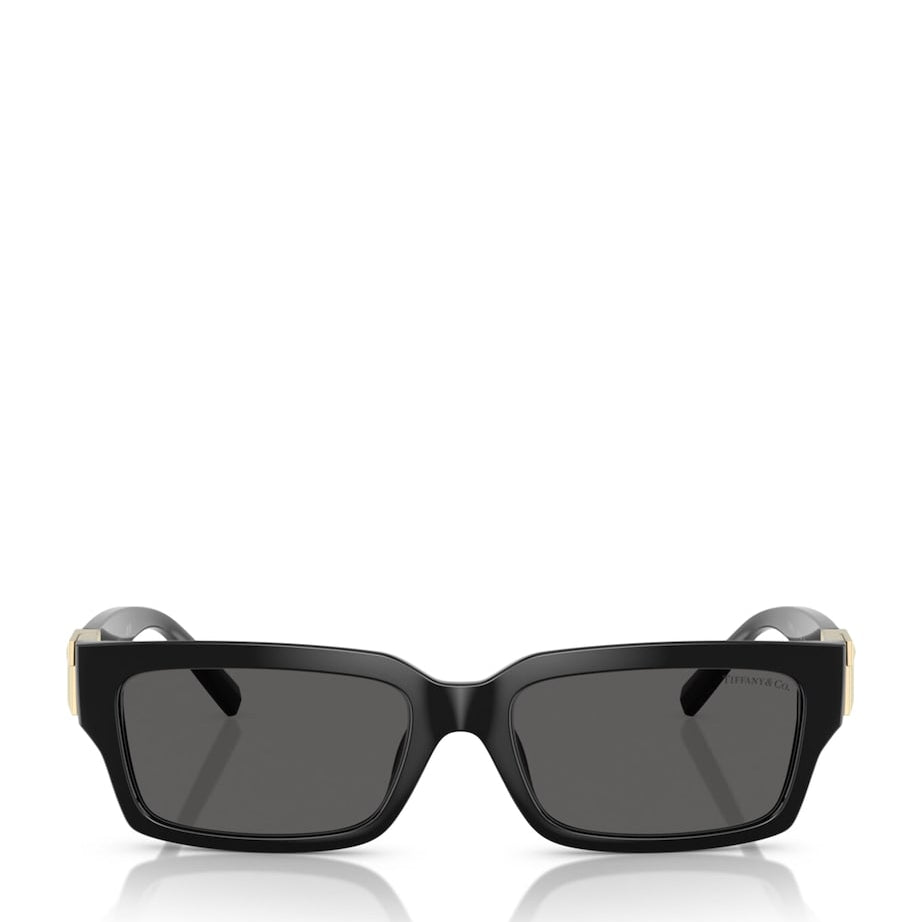 Tiffany & Co. Black Acetate Rectangular Sunglasses