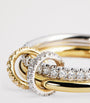 Yellow Gold, White Gold and Diamond Ceres Ring