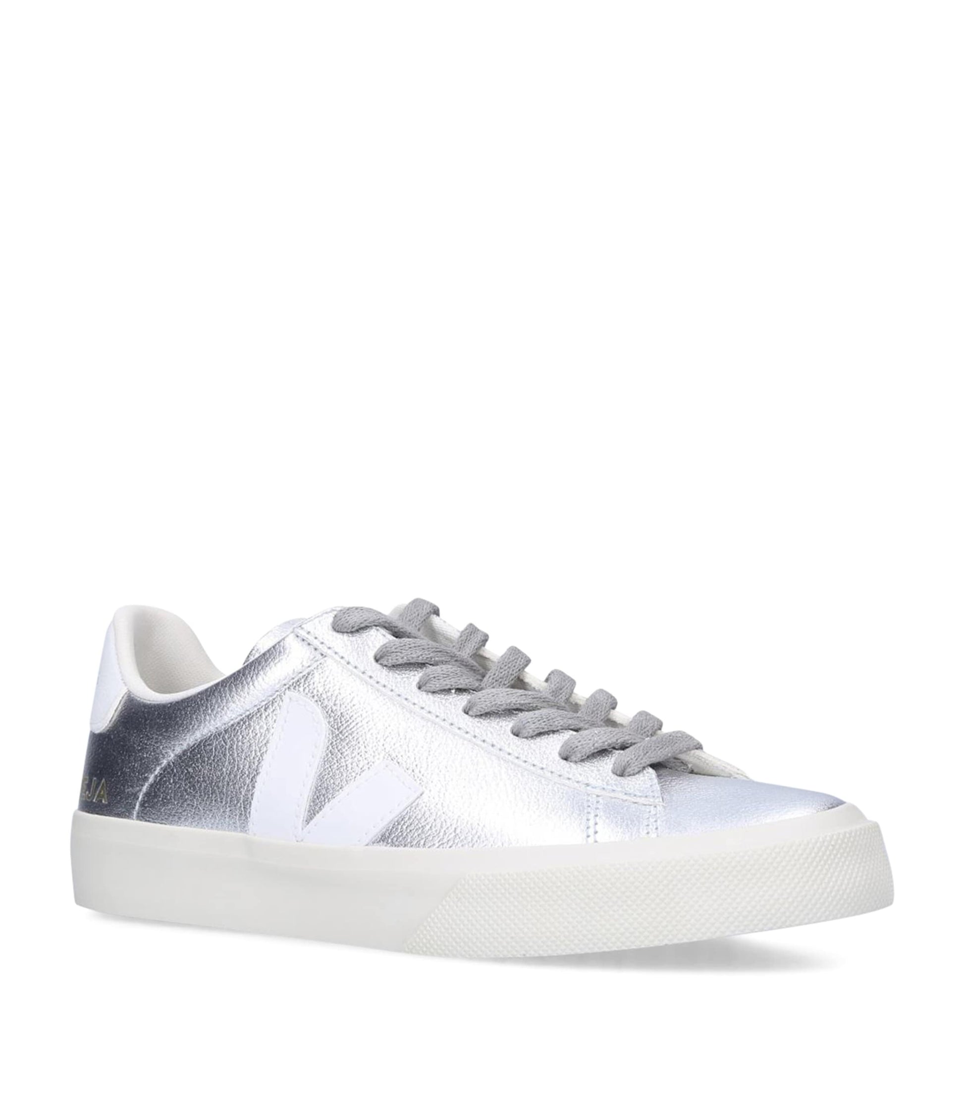 Veja Silver Leather Campo Sneakers