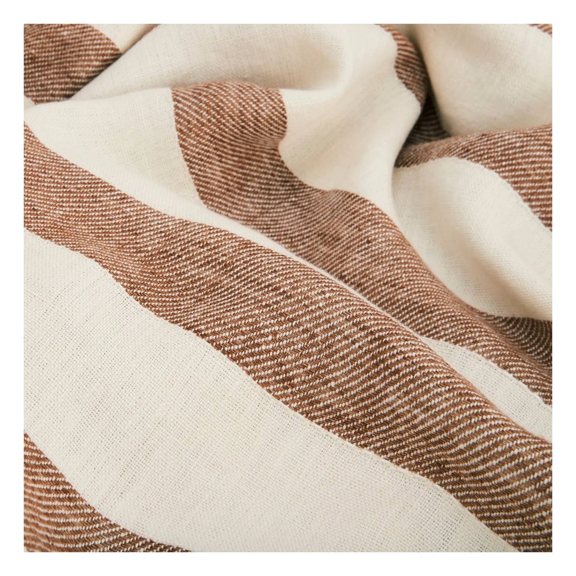 Gabrielle Paris - Bastide washed linen curtain | Terracotta