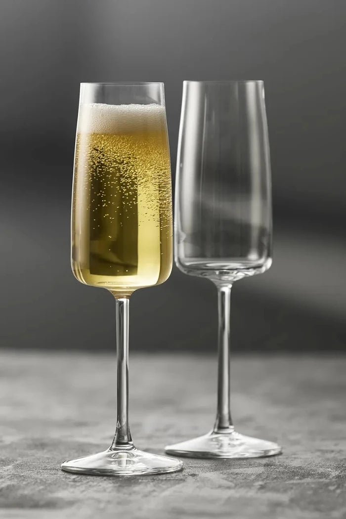 Lyngby Glas kristal cam şampanya kadehi seti 300 ml