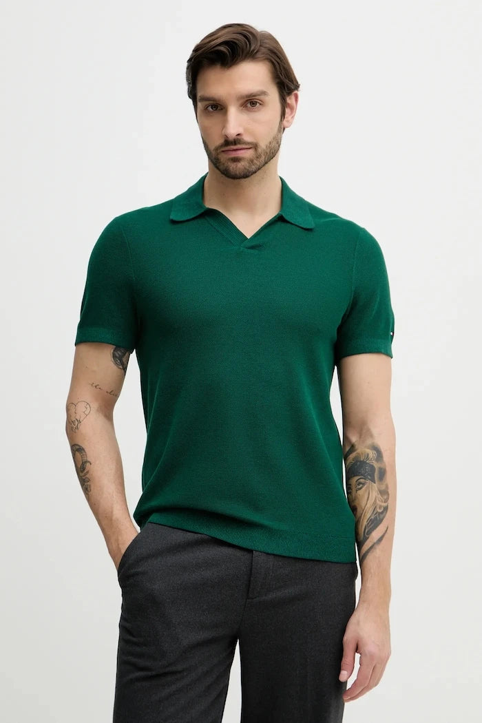 Тениска с яка Tommy Hilfiger