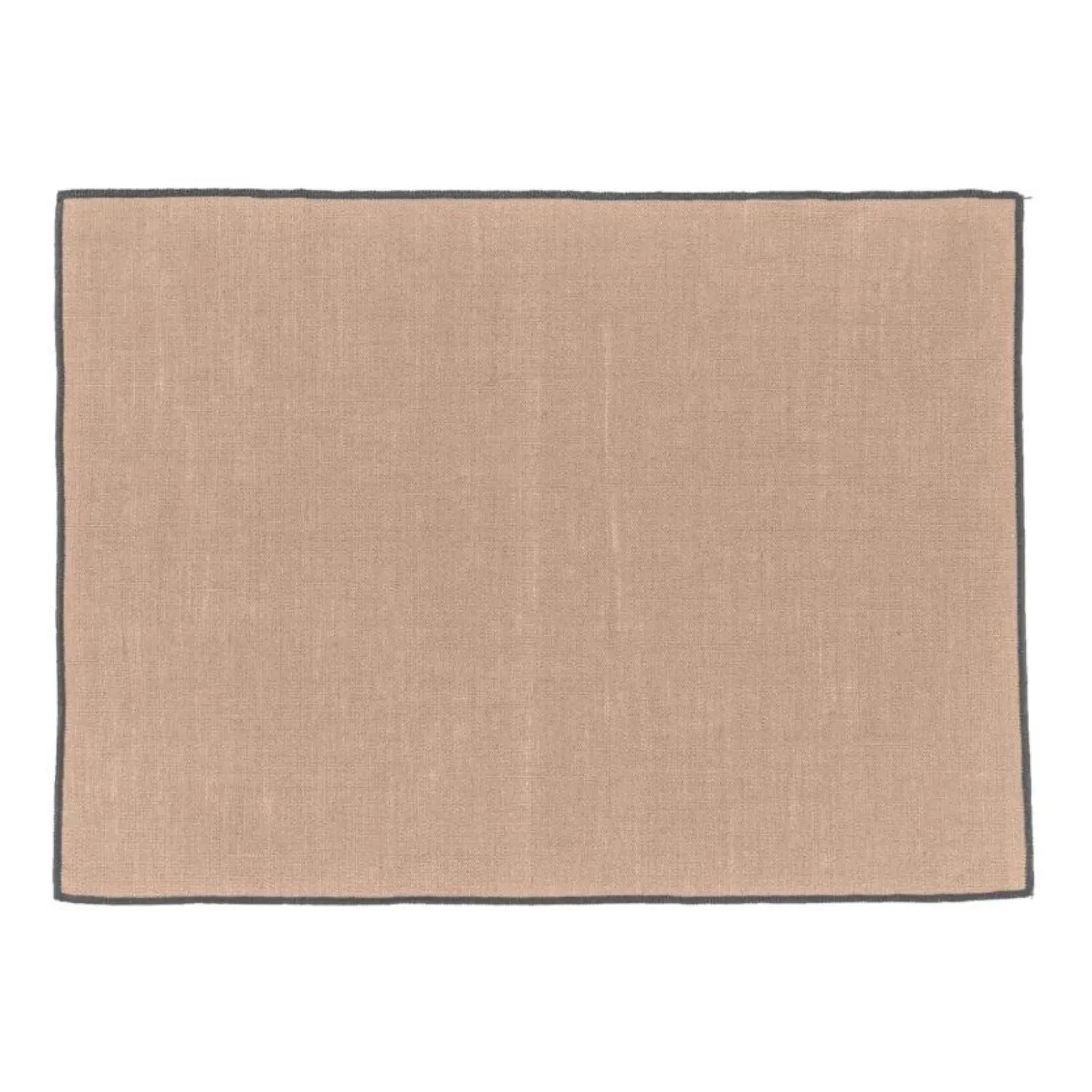 Haomy - Borgo Coated Linen Placement | Beige pink