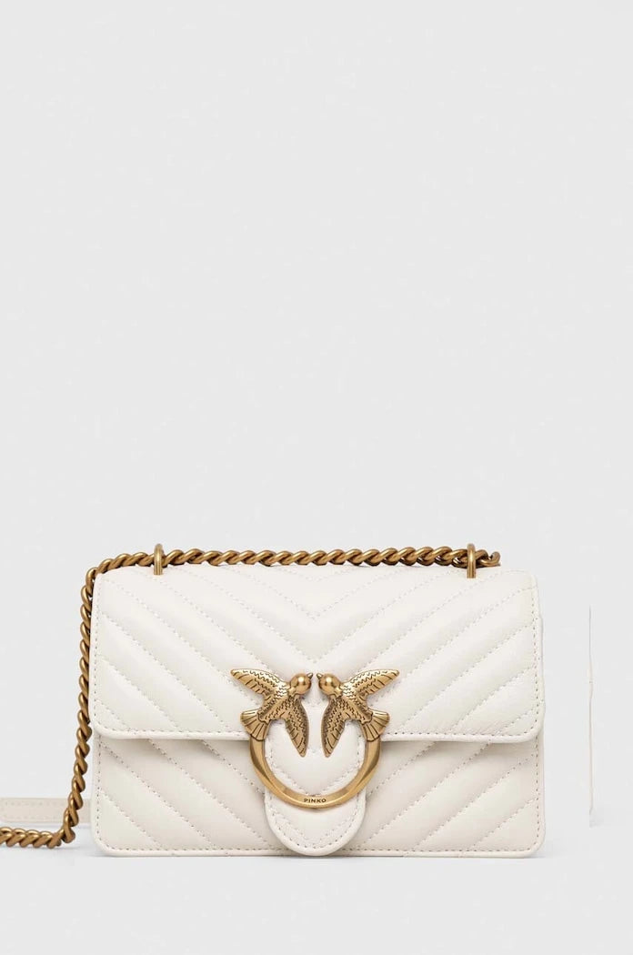 Pinko чанта crossbody дамска от кожа