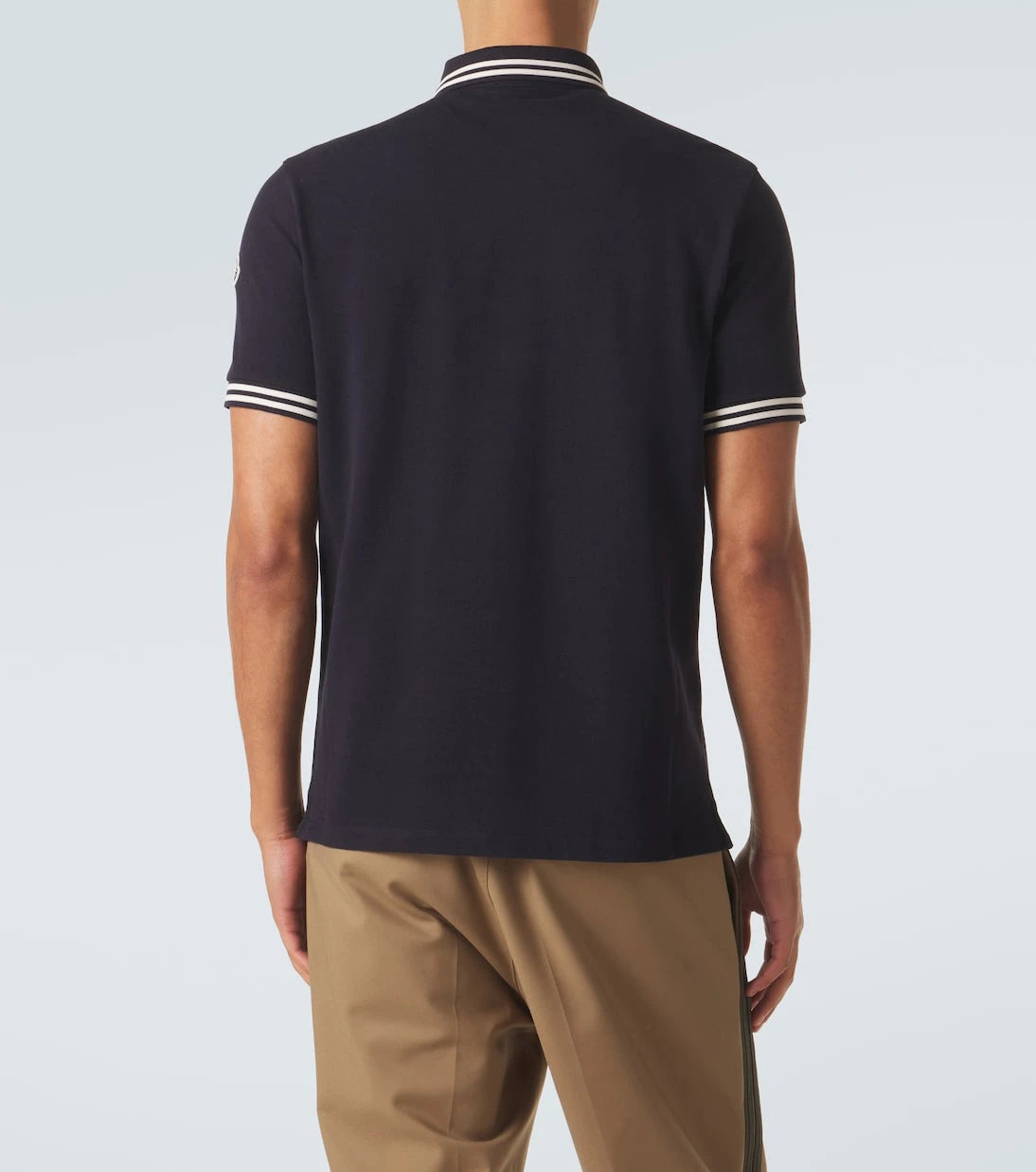 Moncler - Cotton piqué polo shirt