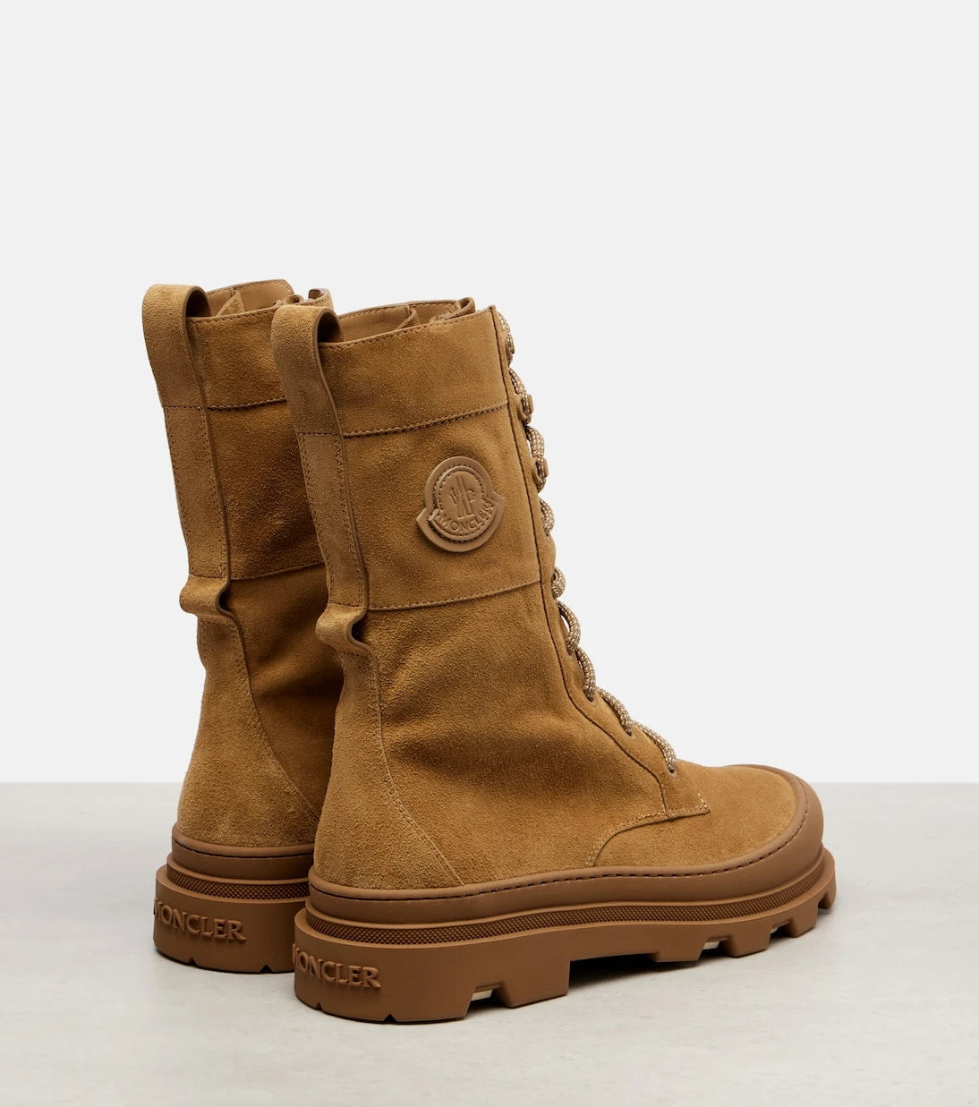 Moncler - Vera suede combat boots