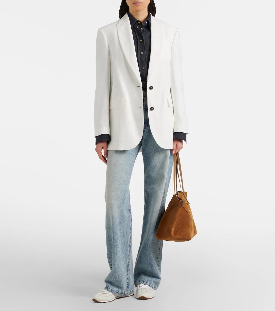 Brunello Cucinelli - Leather sneakers