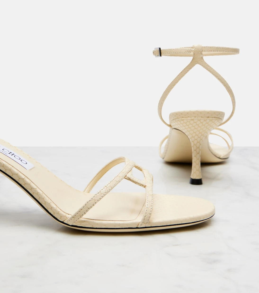 Jimmy Choo - 1998 Leo 65 leather sandals