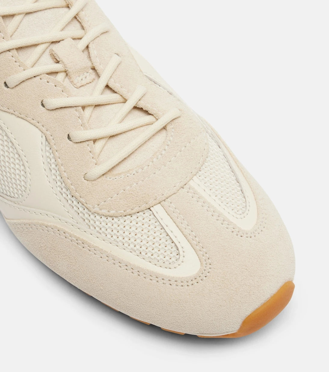 Tory Burch - Field suede and leather-trimmed sneakers