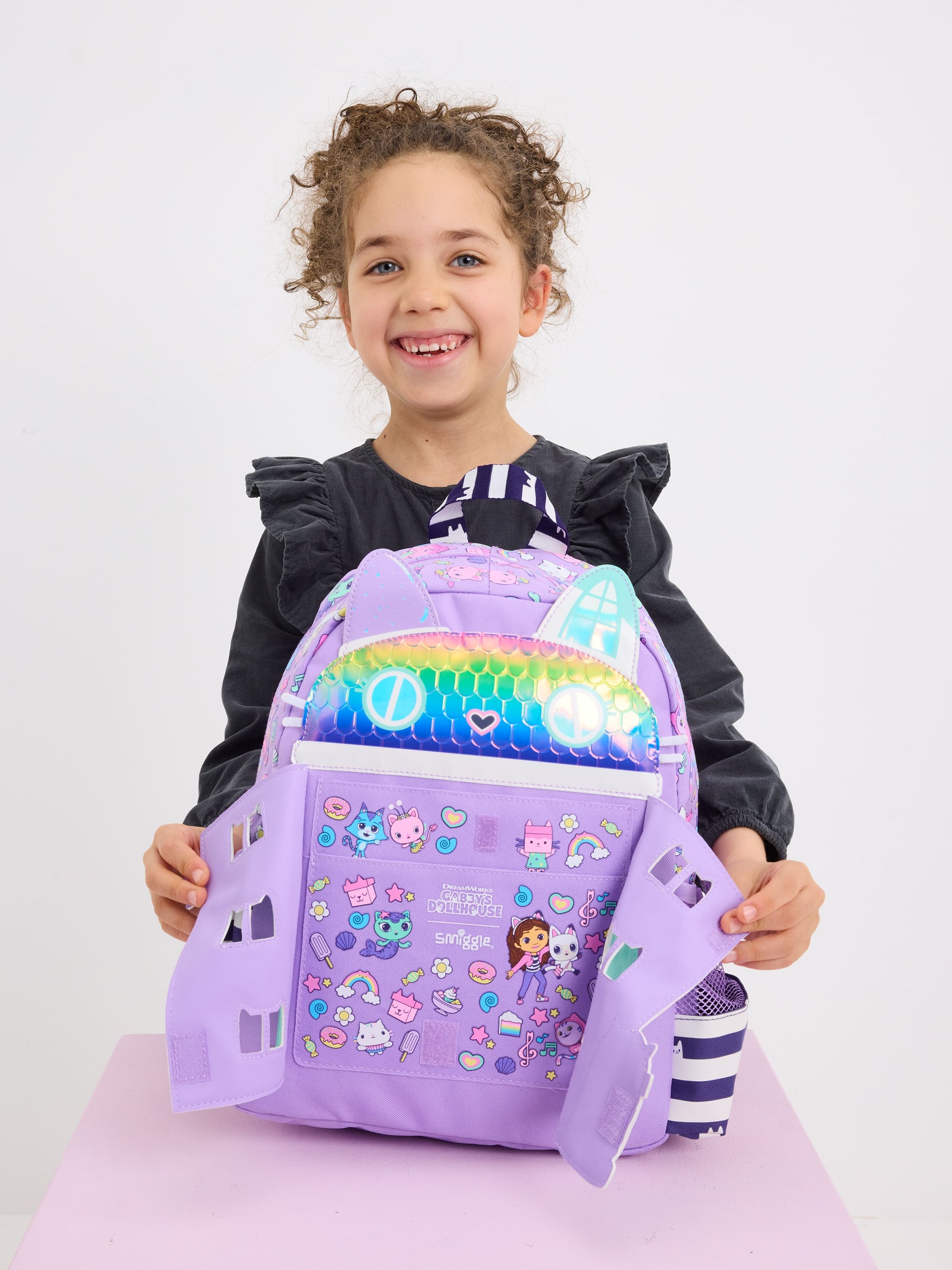 Smiggle - Gabbys Dollhouse Preschool and Nursery Backpack