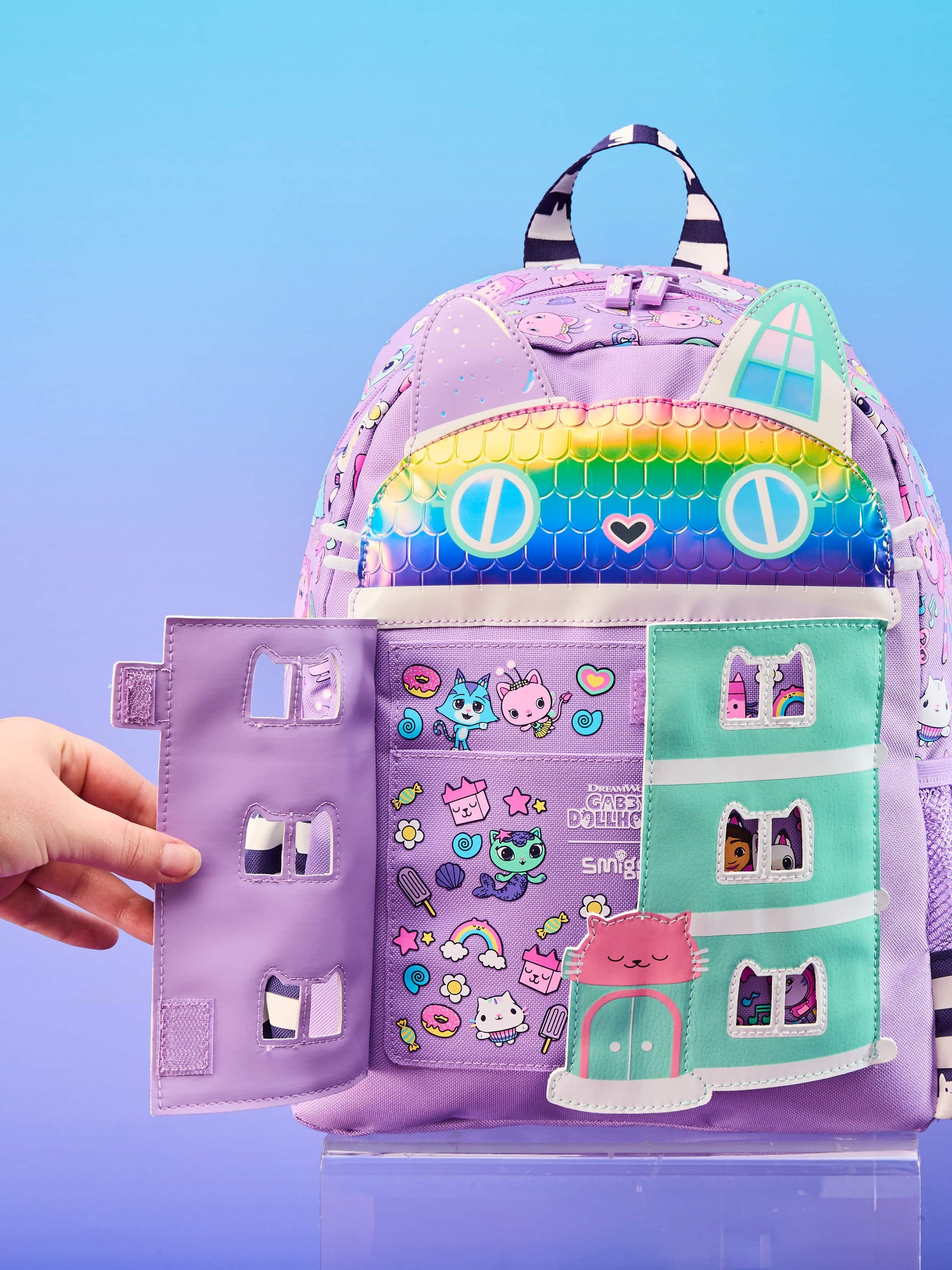 Smiggle - Gabbys Dollhouse Preschool and Nursery Backpack