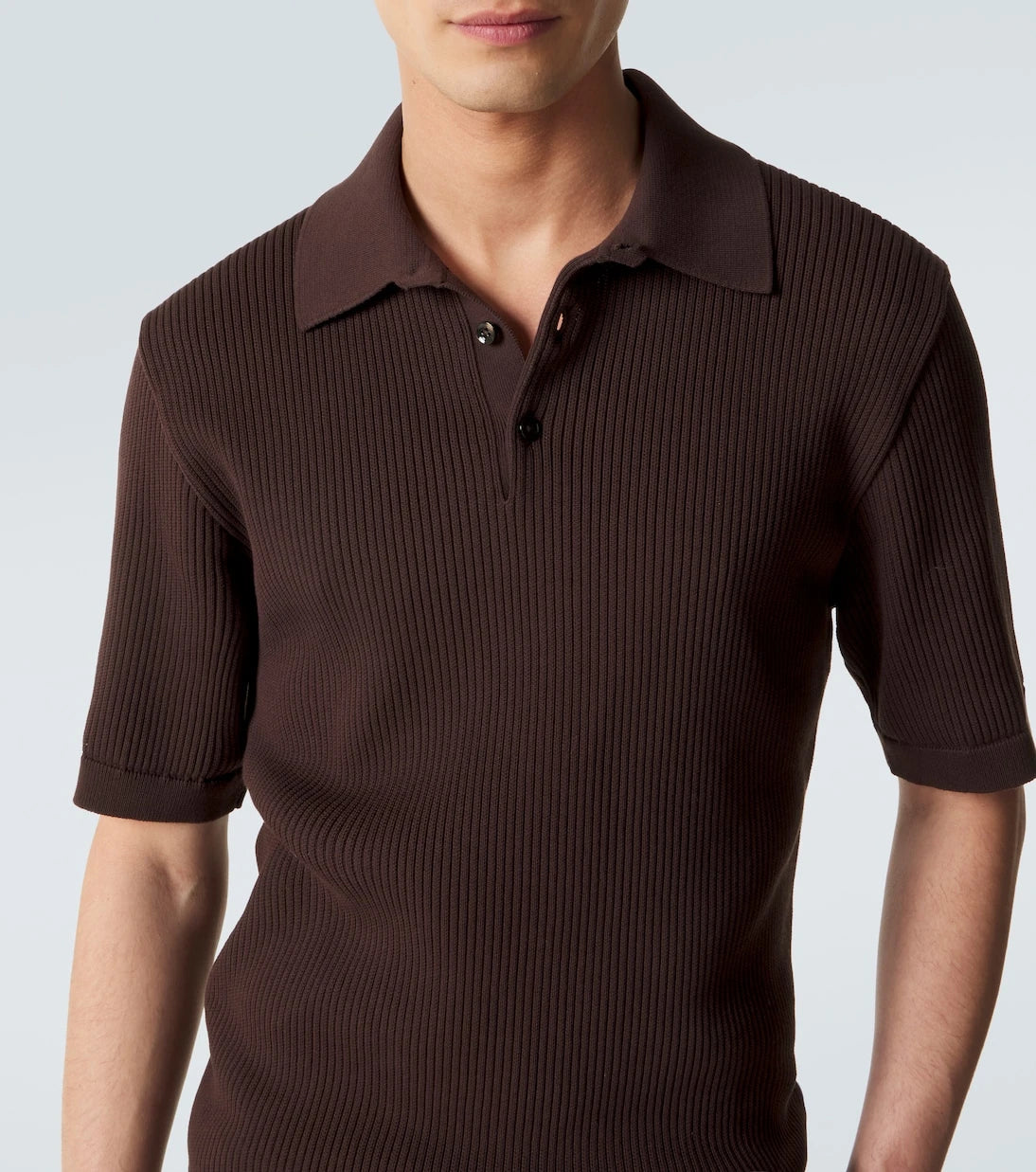 Dolce&Gabbana - Ribbed-knit cotton polo sweater
