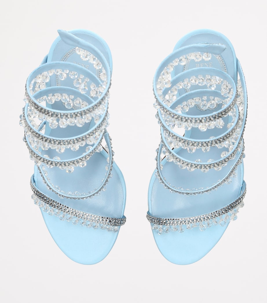 Blue Chandelier Heeled Sandals 105