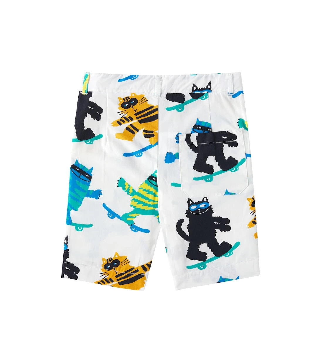 Stella McCartney Kids - Printed cotton Bermuda shorts