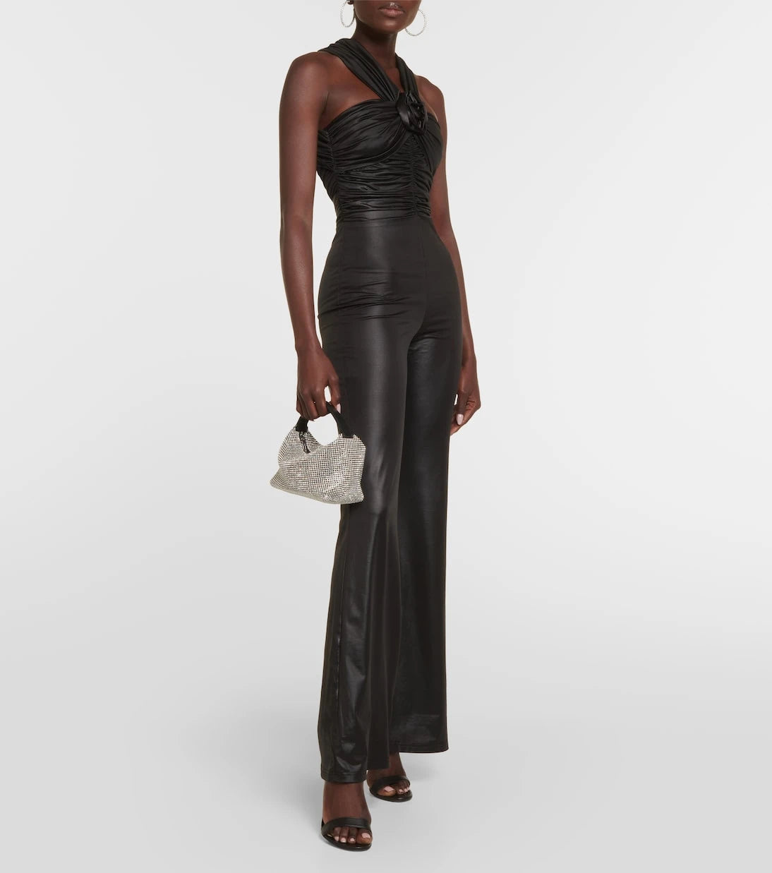 Rotate - Off-shoulder jersey jumpsuit