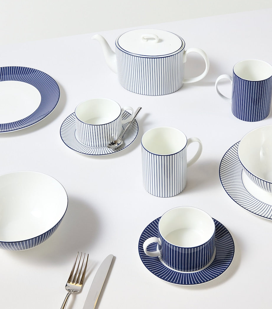 Bone China Gio Blue Plate (23cm)