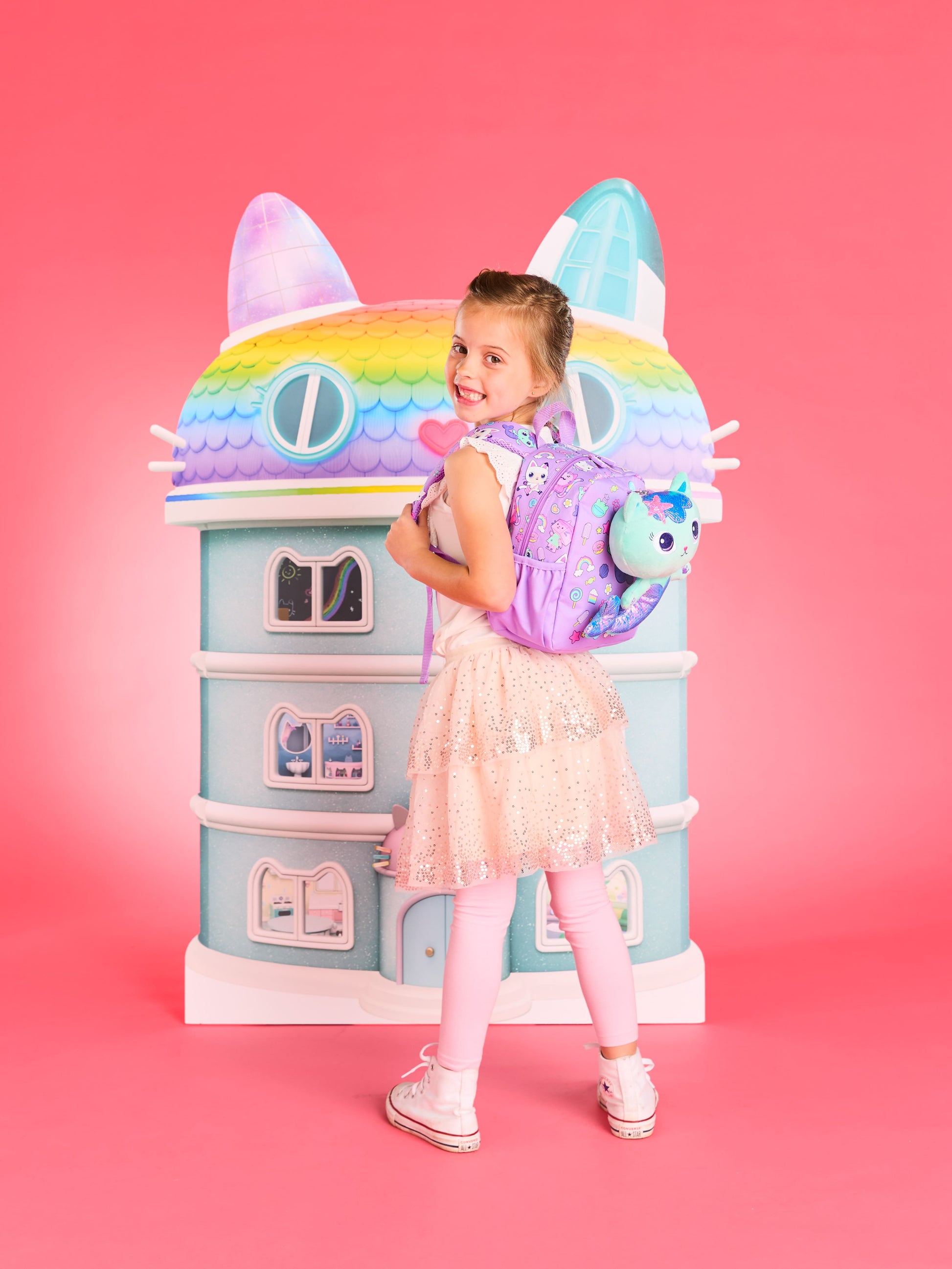 Smiggle - Gabbys Dollhouse Nursery Removable Toy Backpack