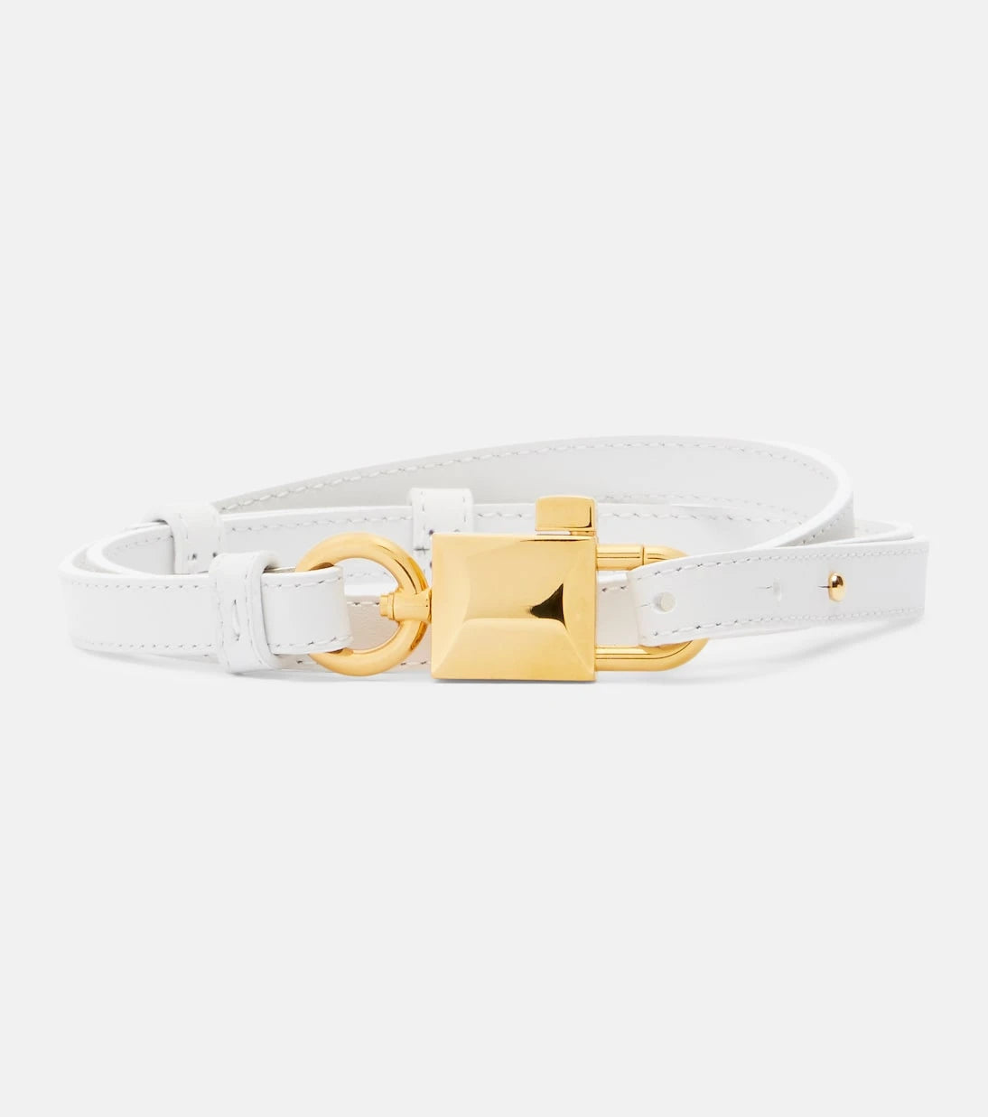Dolce&Gabbana - Lock leather belt
