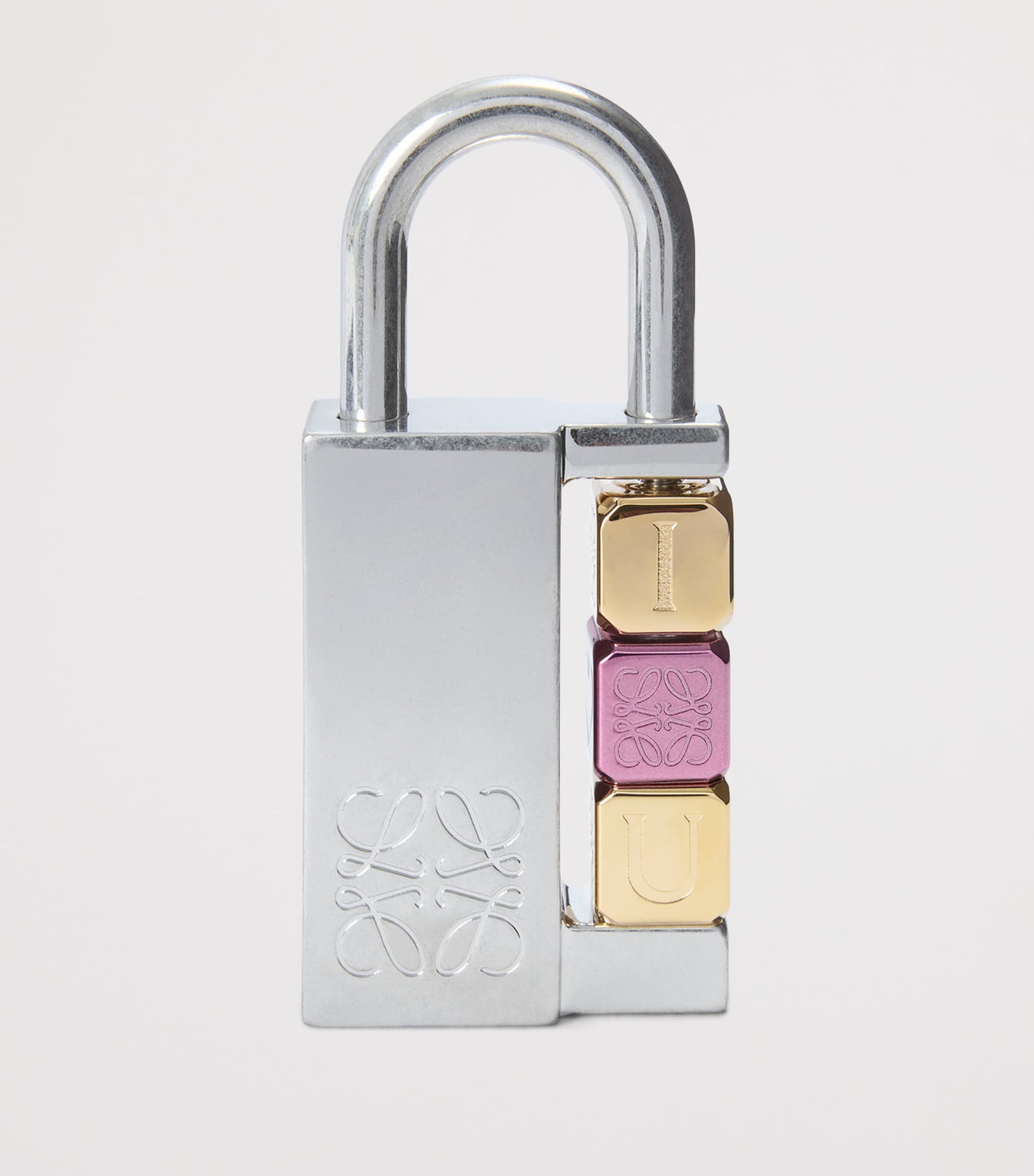 Silver Padlock Charm