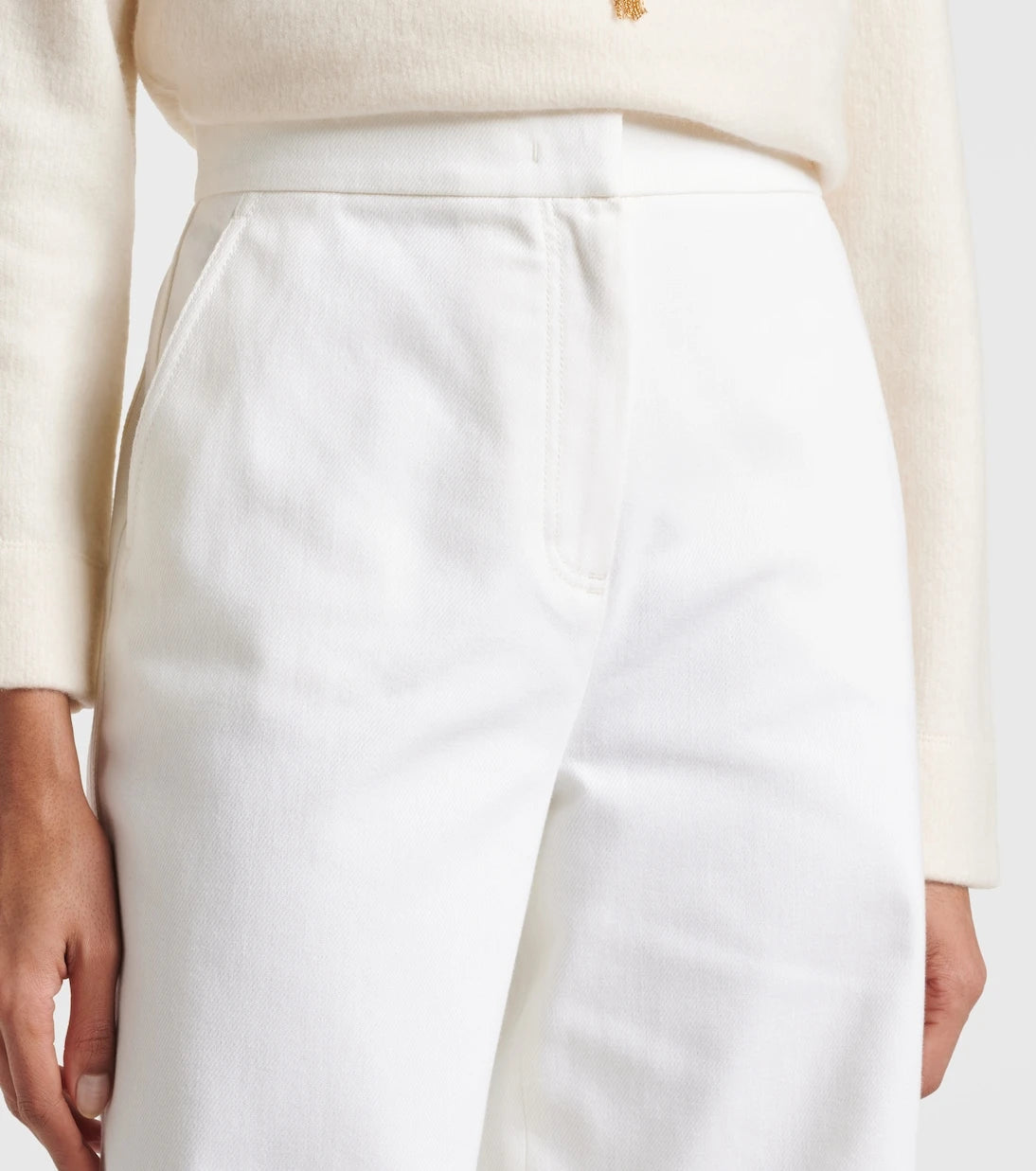 Max Mara - Ruggero cotton wide-leg pants