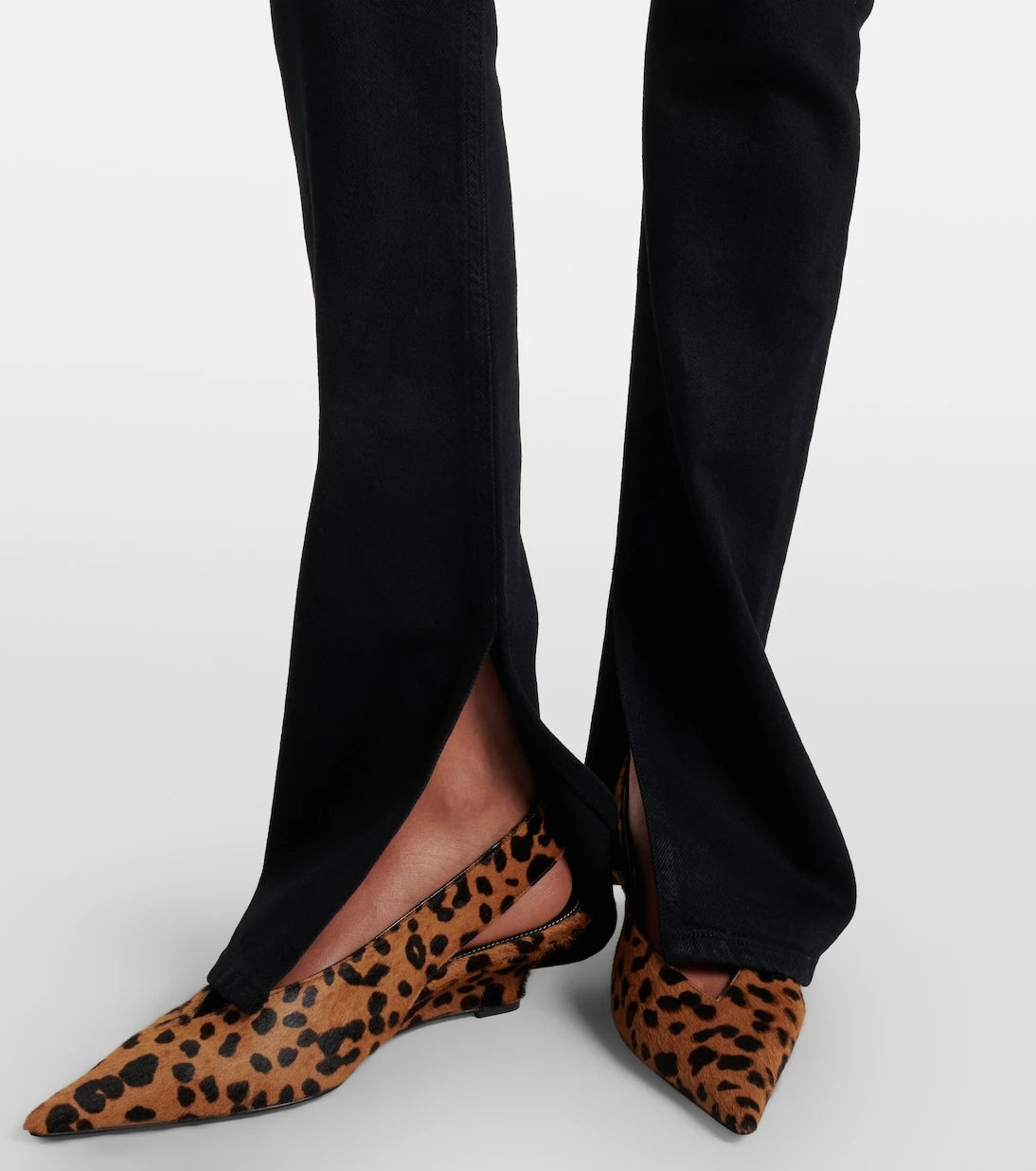Agolde - Ingram Split high-rise waist skinny jeans