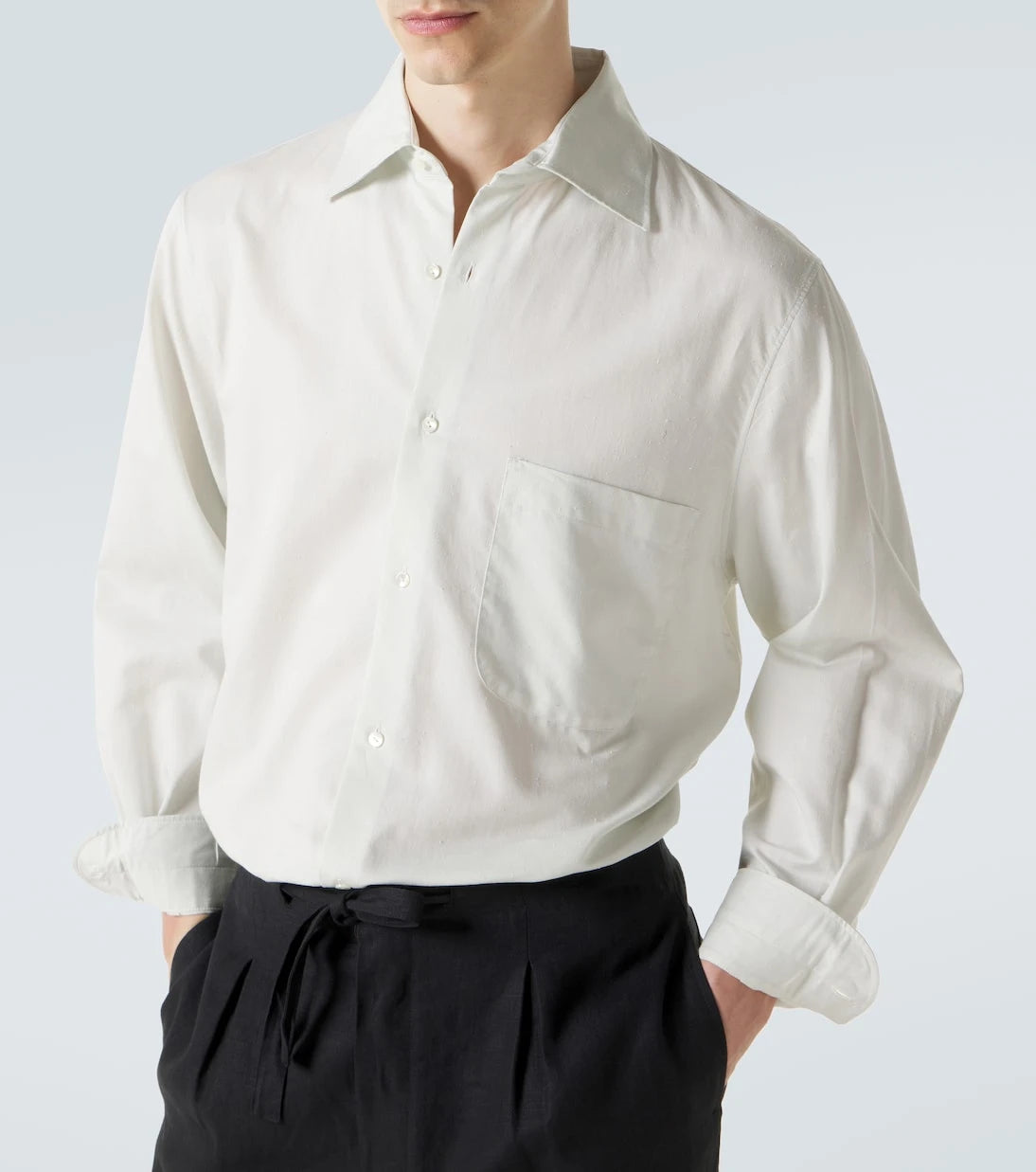 Stòffa - Cotton and silk shirt