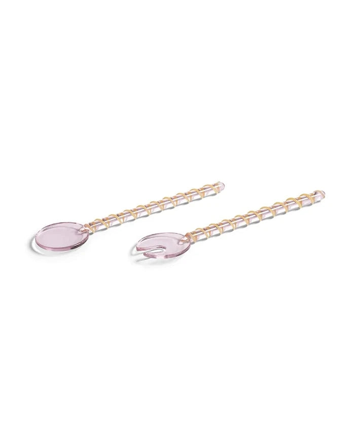 &k Amsterdam Sling Pink Salata Kaşıkları (2 Adet)