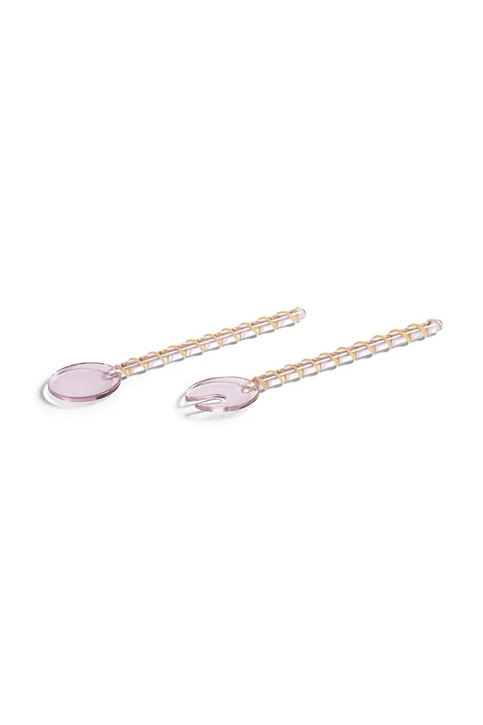 &k Amsterdam Sling Pink Salata Kaşıkları (2 Adet)