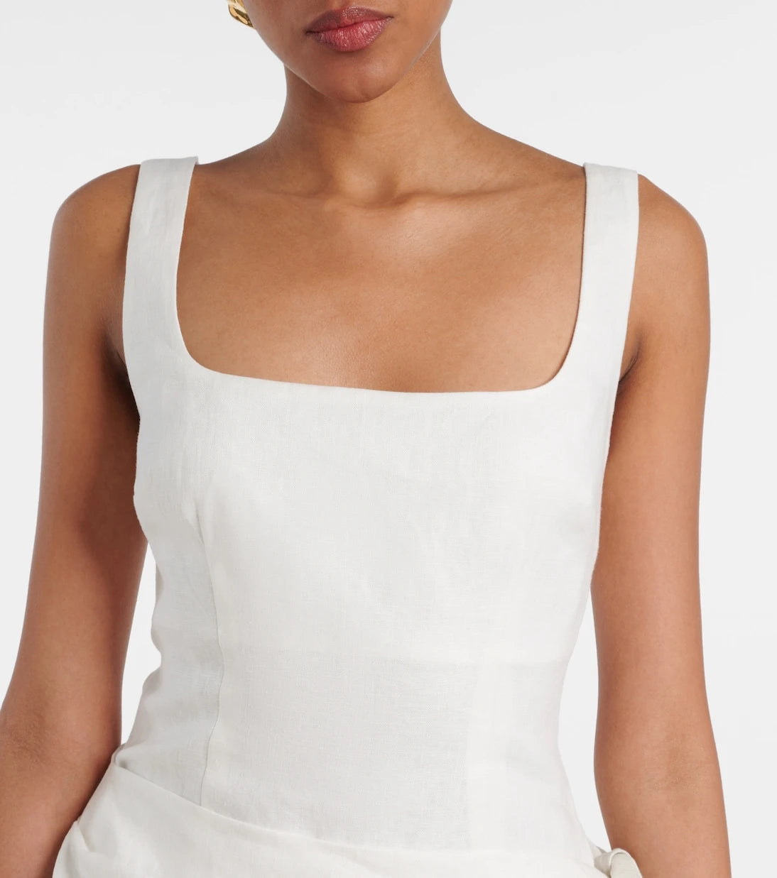 SIR - Jessamine Tie linen minidress