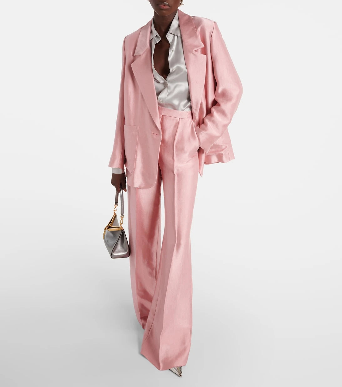 Dorothee Schumacher - Slouchy Elegance satin wide-leg pants
