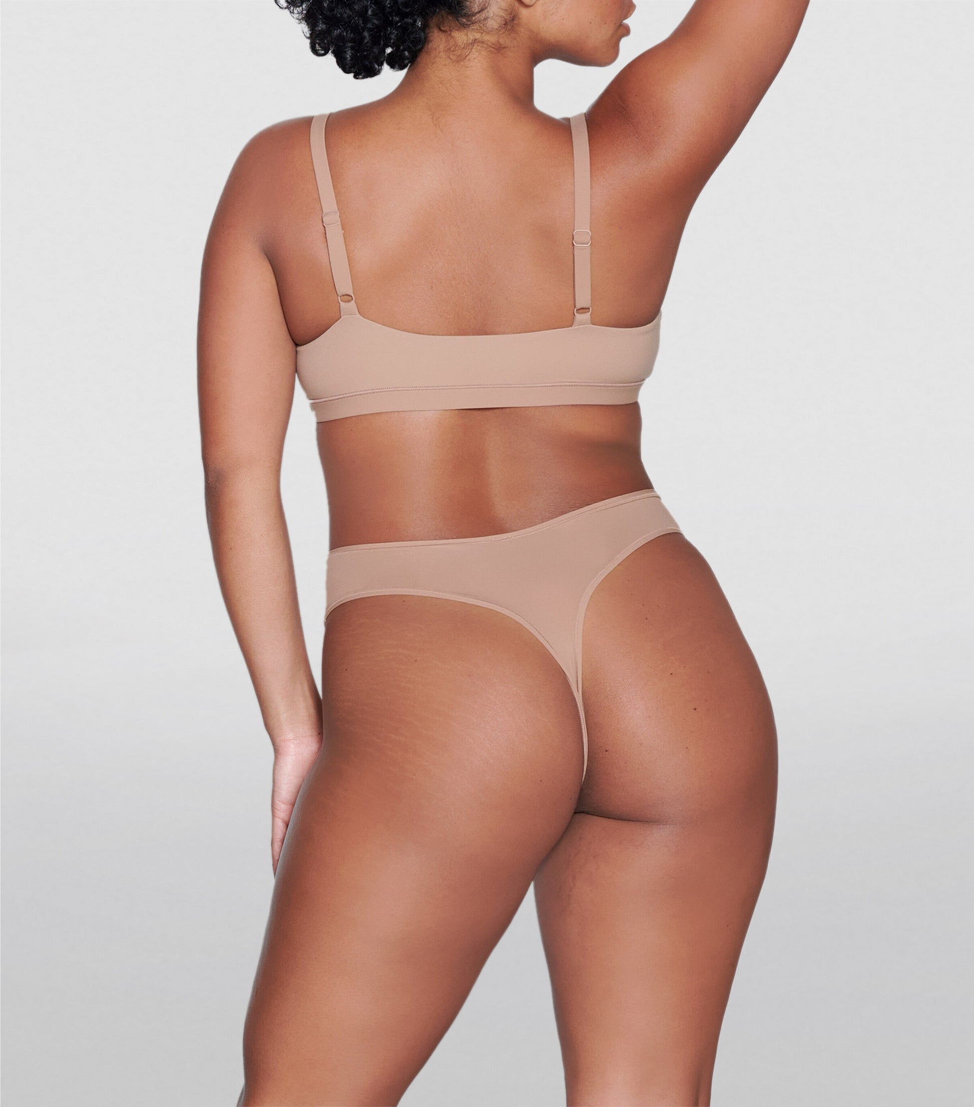Skims Brown Fits Everybody Cheeky Thong