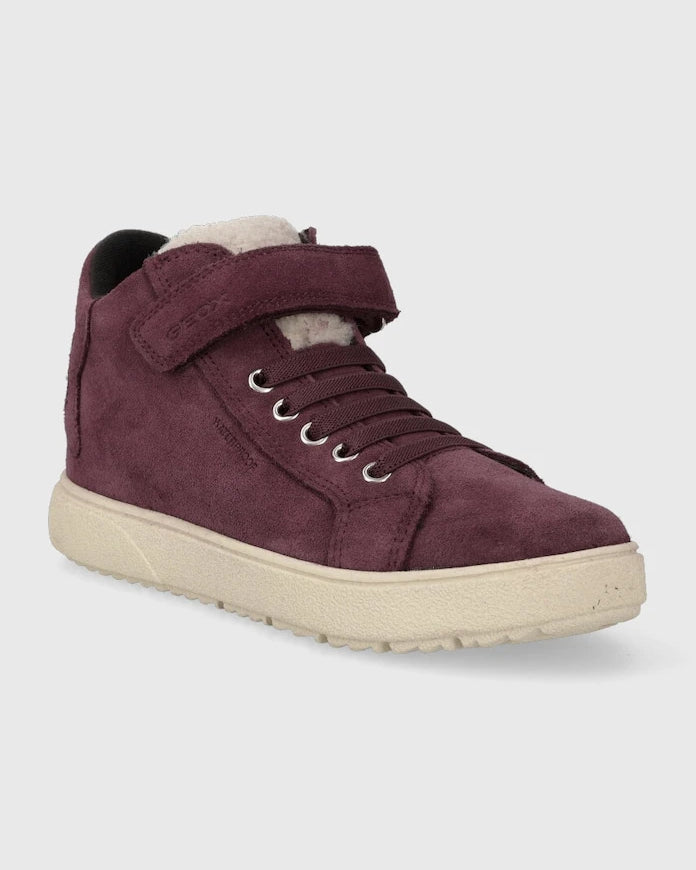 Geox J36HYC 022BH J THELEVEN WPF Çocuk Süet Spor Ayakkabı