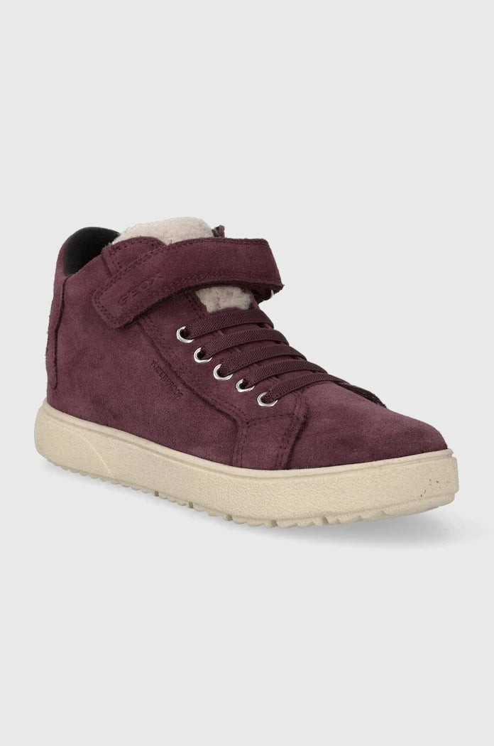 Geox J36HYC 022BH J THELEVEN WPF Çocuk Süet Spor Ayakkabı