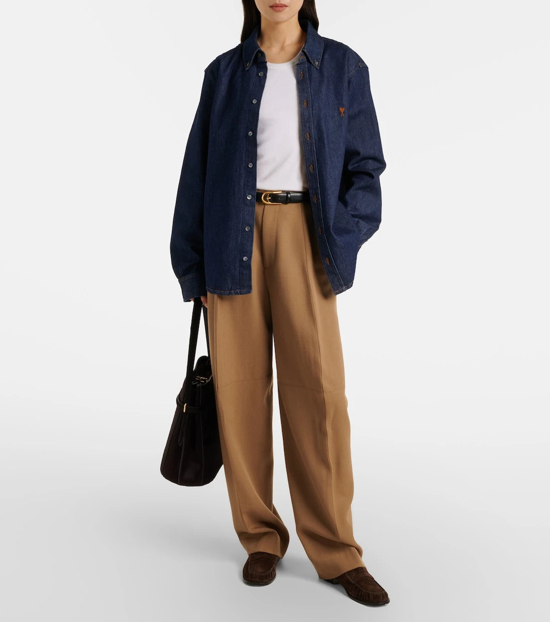 Ami Paris - Ami De Cœur denim shirt