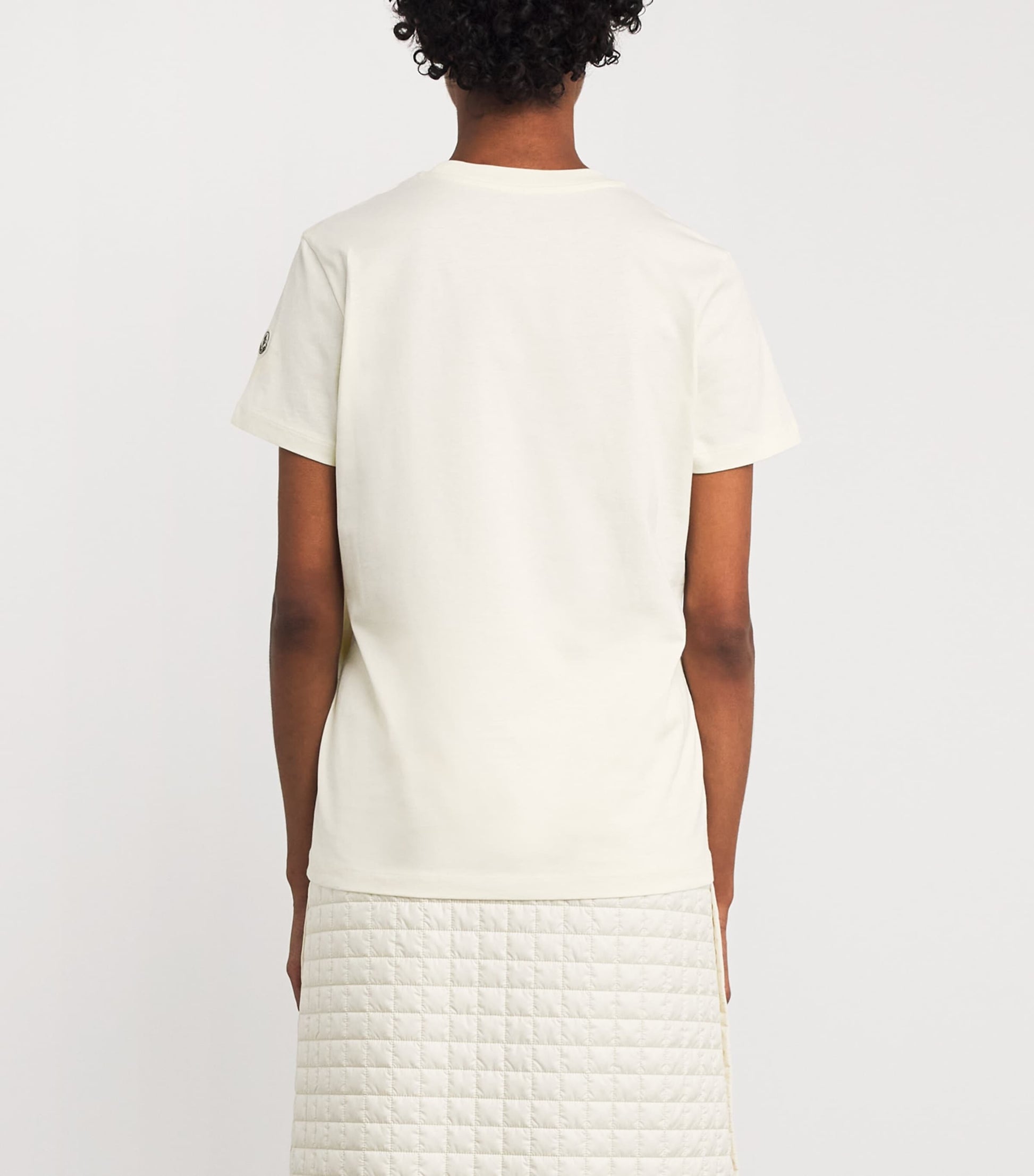 White Cotton Logo T-Shirt