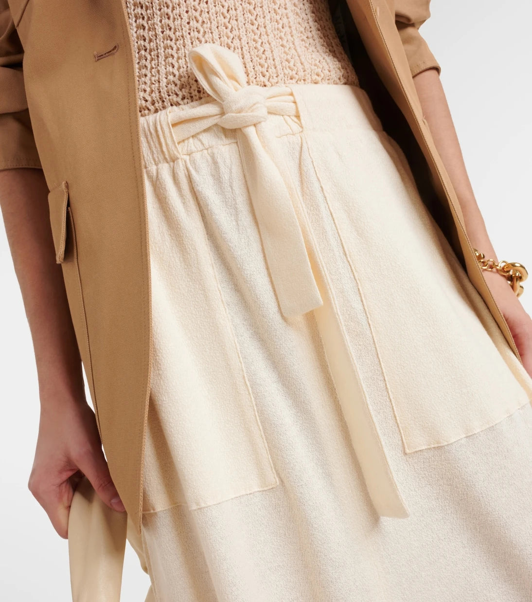 Max Mara - Leisure Mia linen-blend maxi skirt