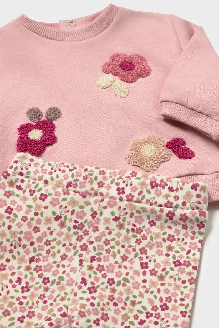 Mayoral Newborn pamuk ve elastanlı bebek seti