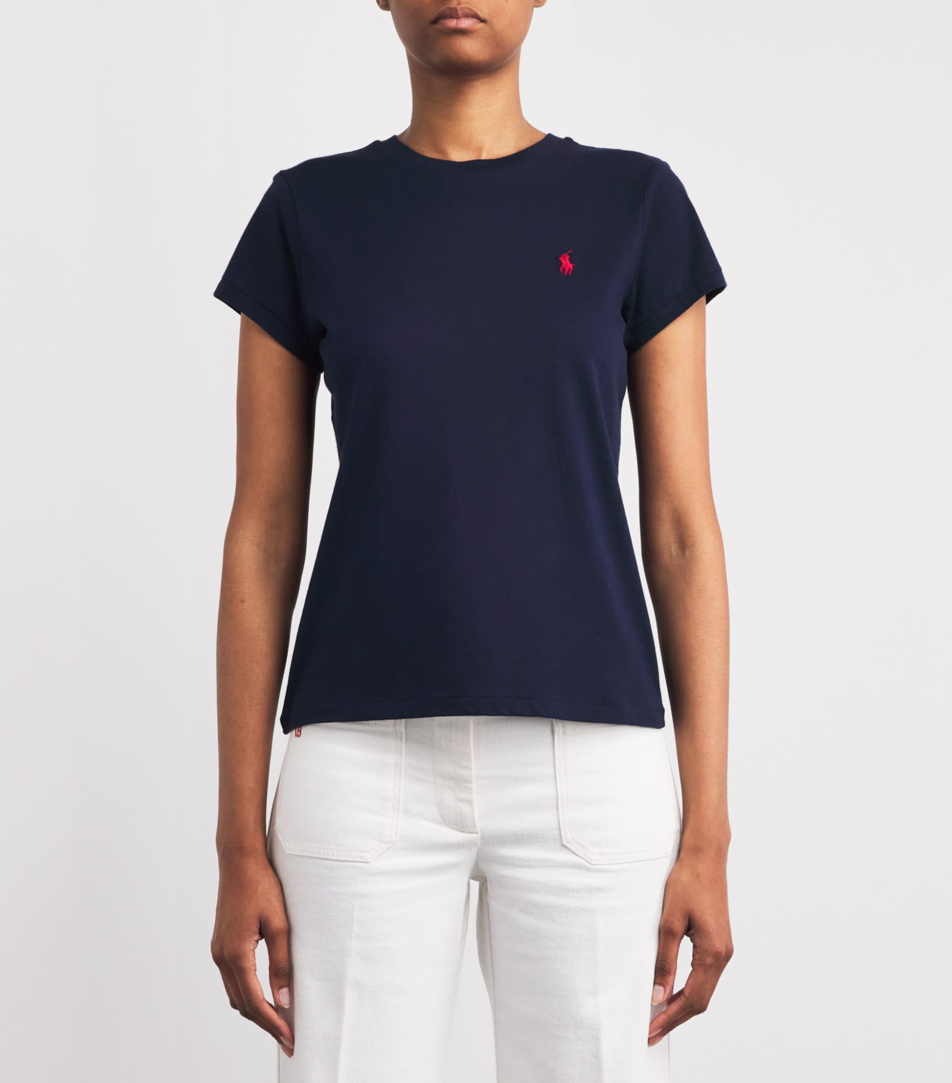 Navy Cotton Polo Pony T-Shirt