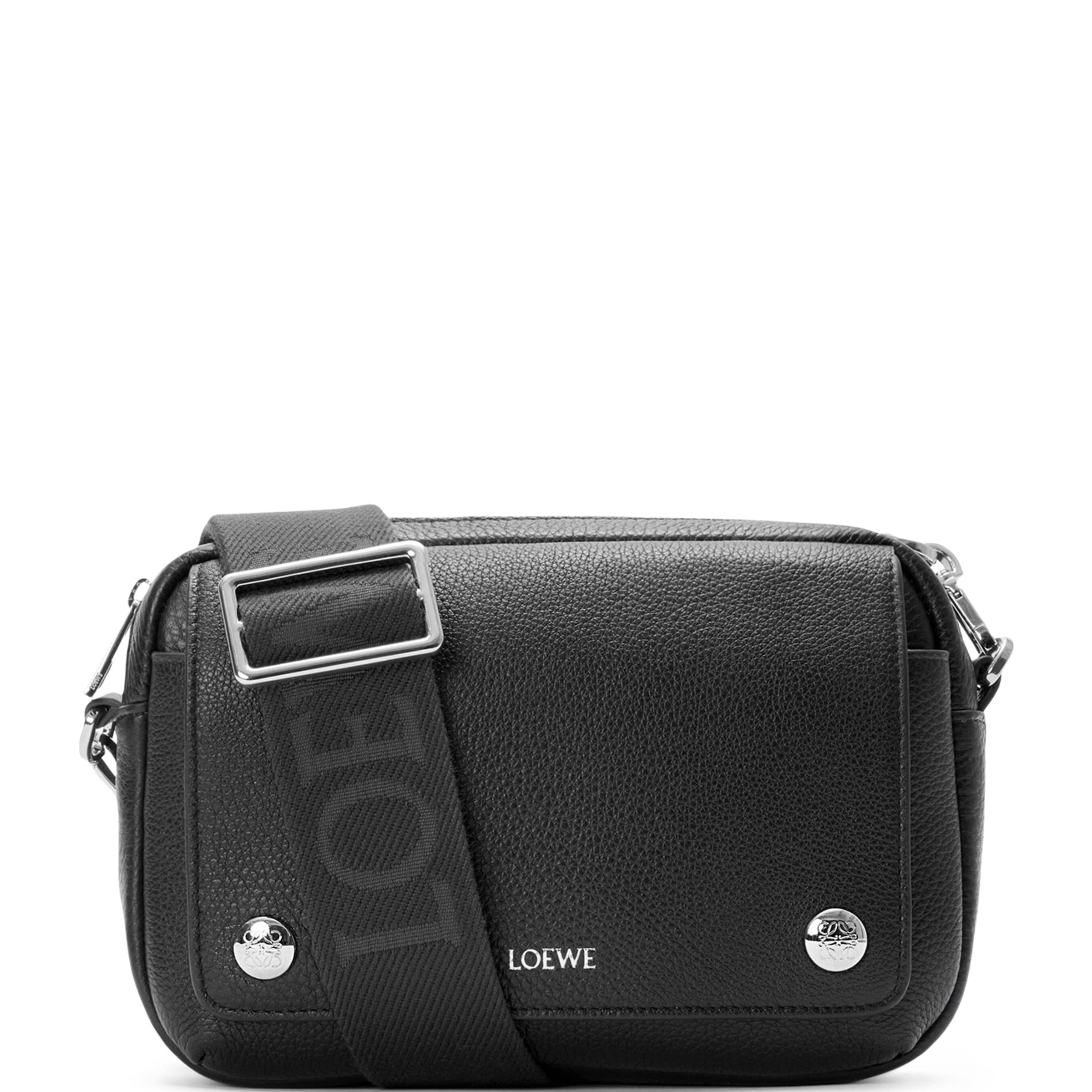 LOEWE Small Leather Pebble Messenger Bag